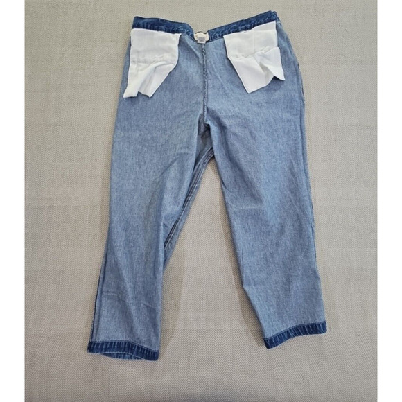 Vintage Roundtree & Yorke Jeans Men's 40x28 Blue Denim Pleated Relaxed Y2K Boho - Picture 10 of 16